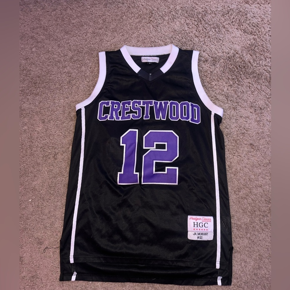 Ja Morant crest wood jersey size small